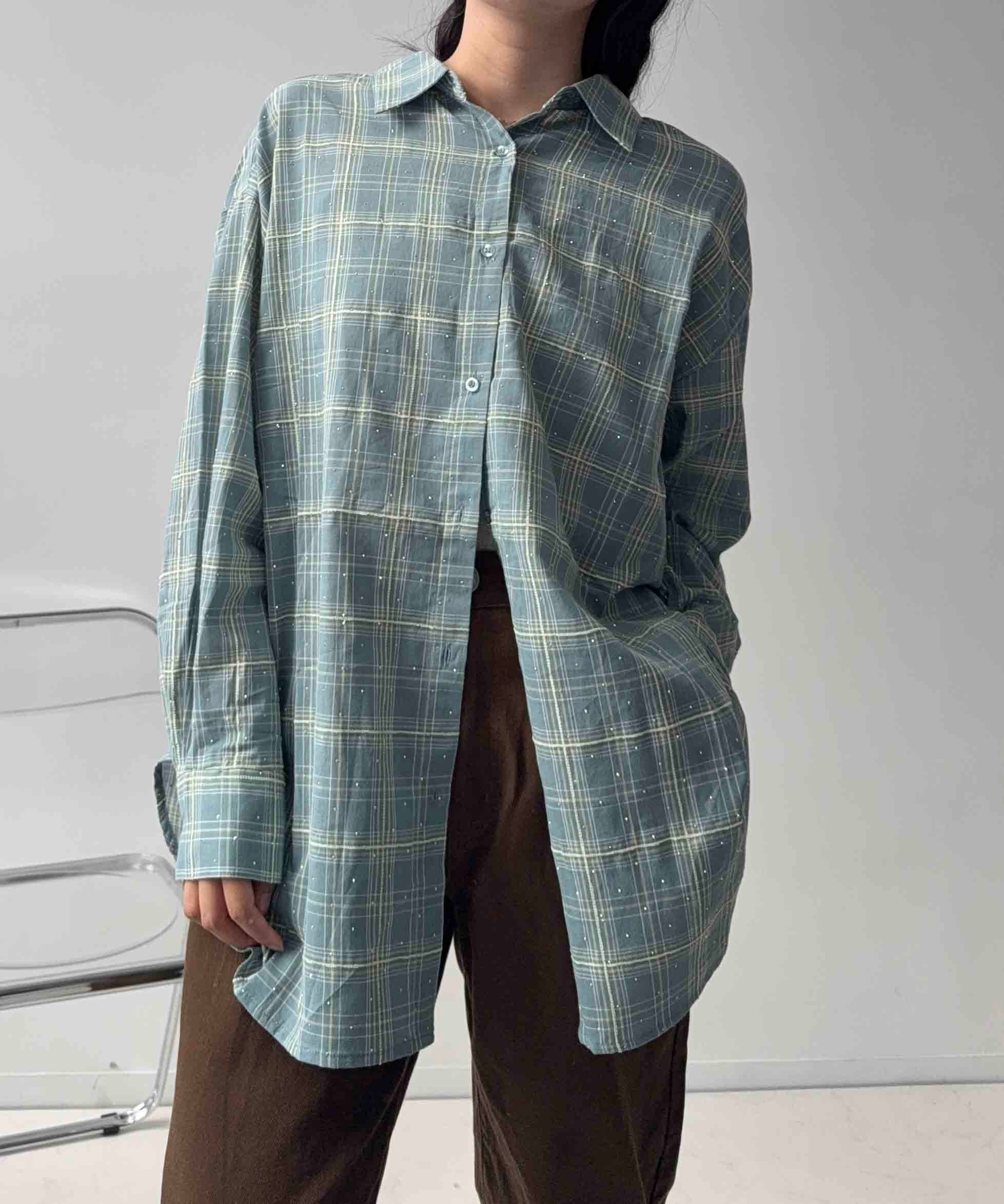 ○『2WAY/体型カバー/ゆったりサイズ』 ビスチェアレンジシャツ【UNISEX ITEM】 アズノゥアズプラス トップス シャツ・ブラウス グレー