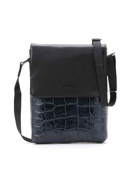 【SALE/50%OFF】KINGZ by Samantha Thavasa 縦型レザーショルダーバッグ キングズ バッグ ショルダーバッグ ブラウン ネイビー ブラック【送料無料】