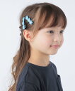 SHIPS KIDS Milk*Soda:ハート スター モチーフ ヘアクリップ シップス ヘアアクセサリー バレッタ・ヘアクリップ・ヘアピン ブルー ホワイト ピンク パープル