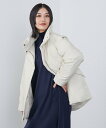 【SALE/60%OFF】BEAMS HEART WOMEN 2WAY スタンドカラー 中綿ブルゾン ビームス アウトレット ジャケット・アウター ブルゾン・ジャンパー ブラック ホワイト【送料無料】
