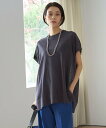 【SALE/50%OFF】UNFILO 【洗える/接触冷感】フロスティコットン オーバーニット アンフィーロ トップス ニット ブラウン ブラック ホワイト グレー【送料無料】