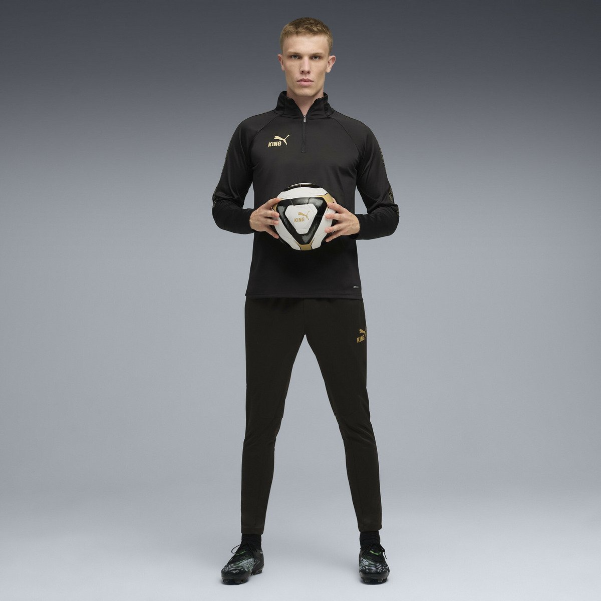 PUMA メンズ サッカー キング タッチ トレーニング パンツ プーマ パンツ ジャージ・スウェットパンツ ブラック【送料無料】