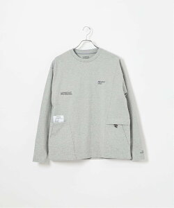 B.C STOCK 【OLIVEDRAB/オリーブドラブ】キャリーポケット ロングスリーブTEE ベーセーストック トップス カットソー・Tシャツ グリーン グレー ブラック ホワイト【送料無料】