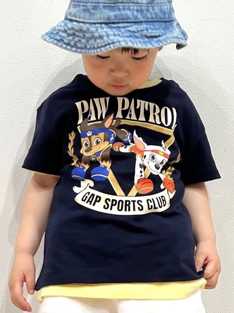 【SALE／57%OFF】GAP (K)パウ・パトロール グラフィックTシャツ (幼児・ベビー) ギャップ トップス カットソー・Tシャツ ネイビー ホワイトのサムネイル