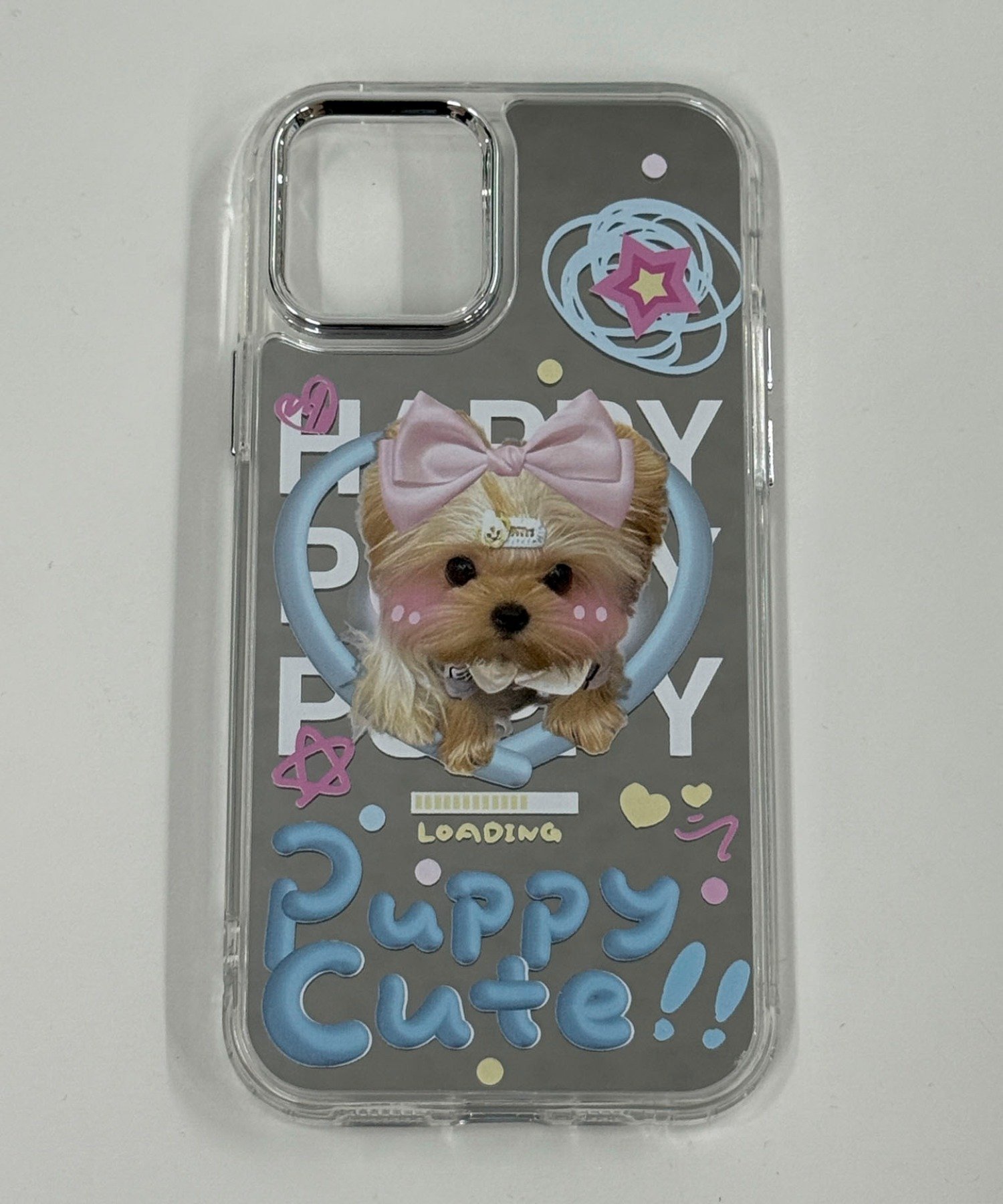 【SALE／28%OFF】WEGO LADY'S puppyミラーiphoneケース ウィゴー スマホグッズ・オーディオ機器 スマホ・タブレット・PCケース/カバー