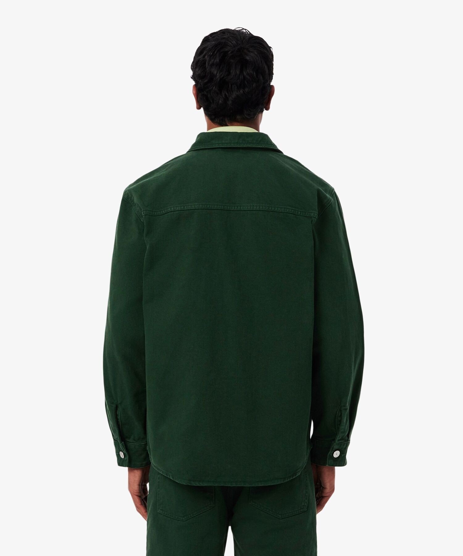 LACOSTE カラーデニムオーバーシャツ ラコステ トップス シャツ・ブラウス グリーン【送料無料】