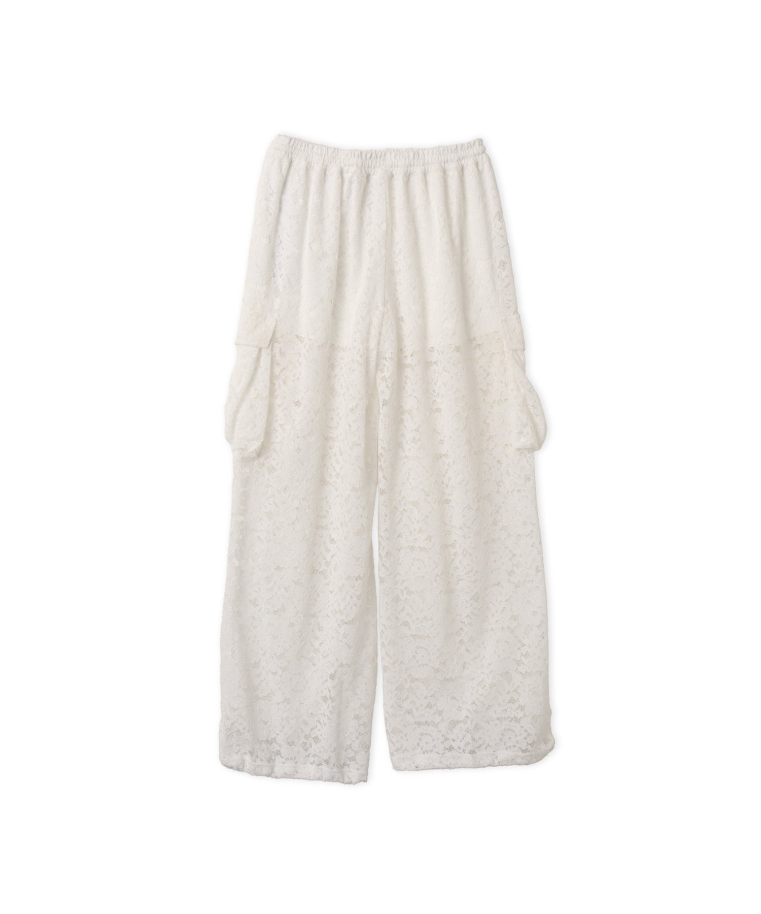 atmos pink atmos pink Lace Cargo Pants WHITE アトモス パンツ その他のパンツ ホワイト