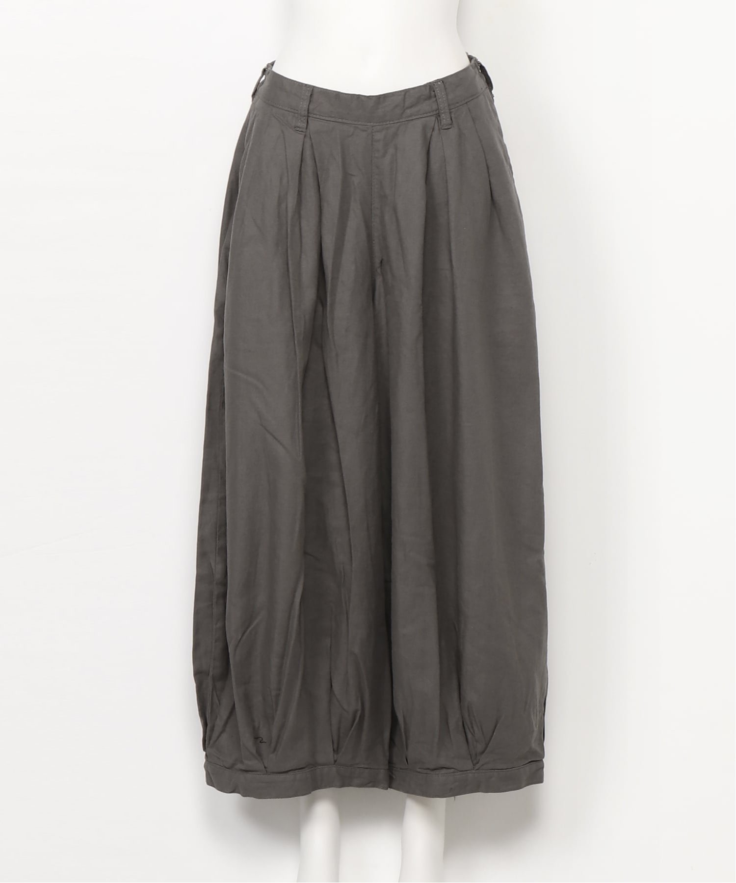 relaclo select relaclo select/(W)綿麻サーカスパンツ リラクロ パンツ その他のパンツ グレー
