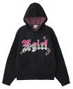 【SALE/30%OFF】X-girl GRADIENT LOGO JACQUARD KNIT HOODIE エックスガール トップス パーカー・フーディー ピンク ホワイト ブラック【送料無料】