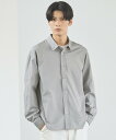 ESSENTIALS WARDROBE 抗しわ吸汗速乾機能性長袖ブロードシャツ カジュアル トップス シャツ・ブラウス ホワイト ブルー グレー【送料無料】(4)