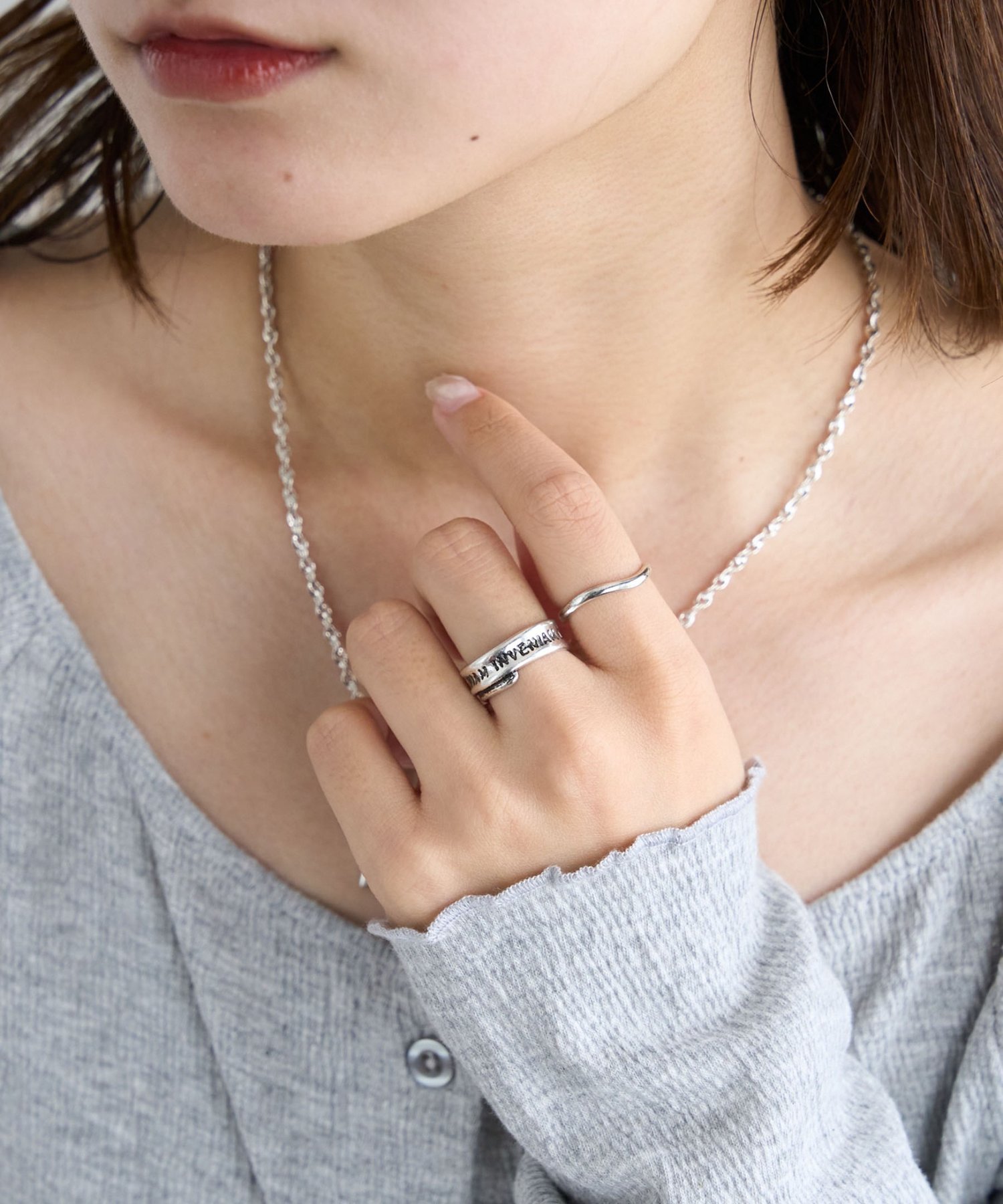 Discoat 【GOLDY】エングレーブSETリング ディスコート アクセサリー・腕時計 リング・指輪 シルバー ゴールド