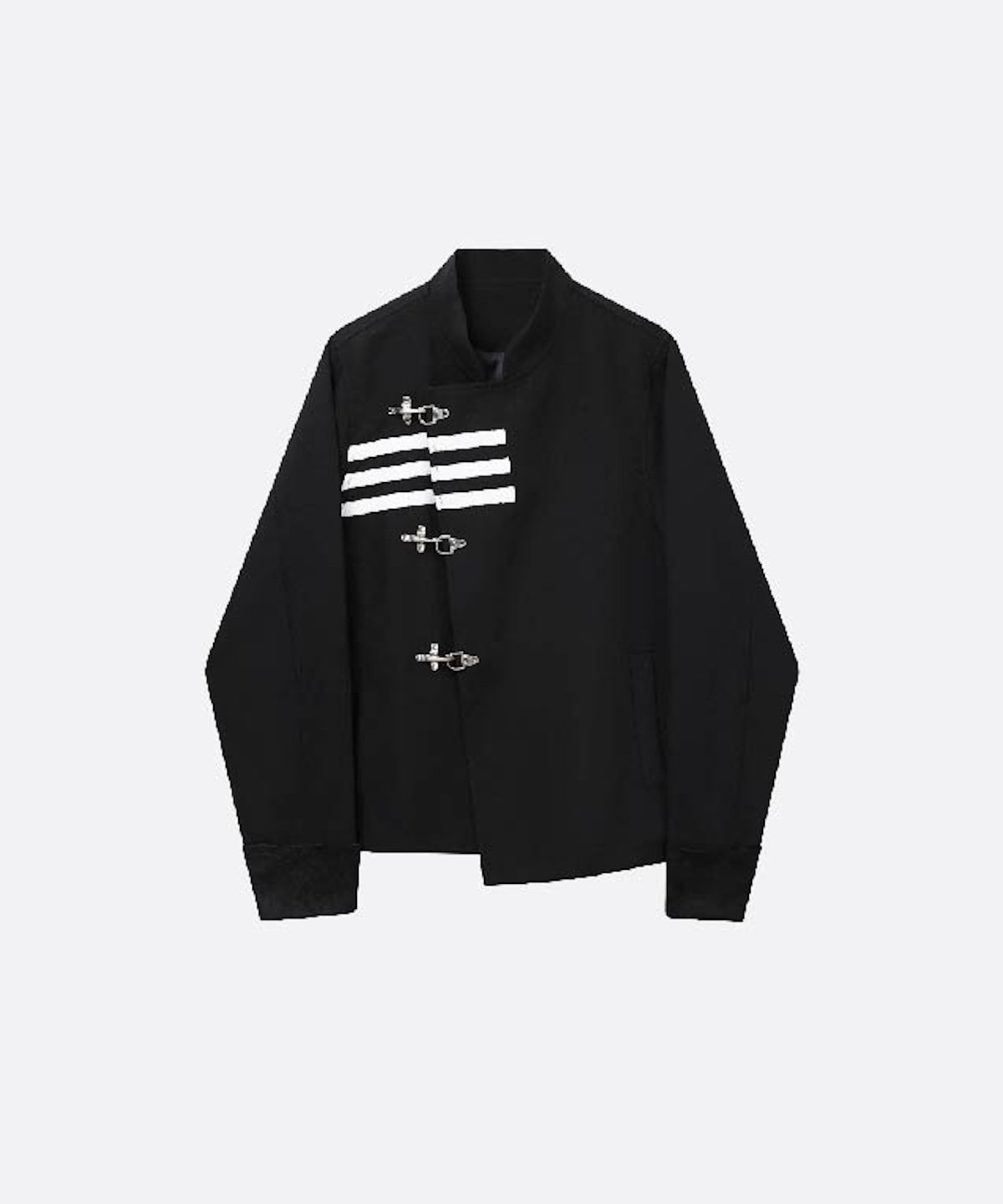 U:UME Relaxed Metal Motif Jacket ユーム ジャケット・アウター テーラードジャケット・ブレザー ブラック【送料無料】