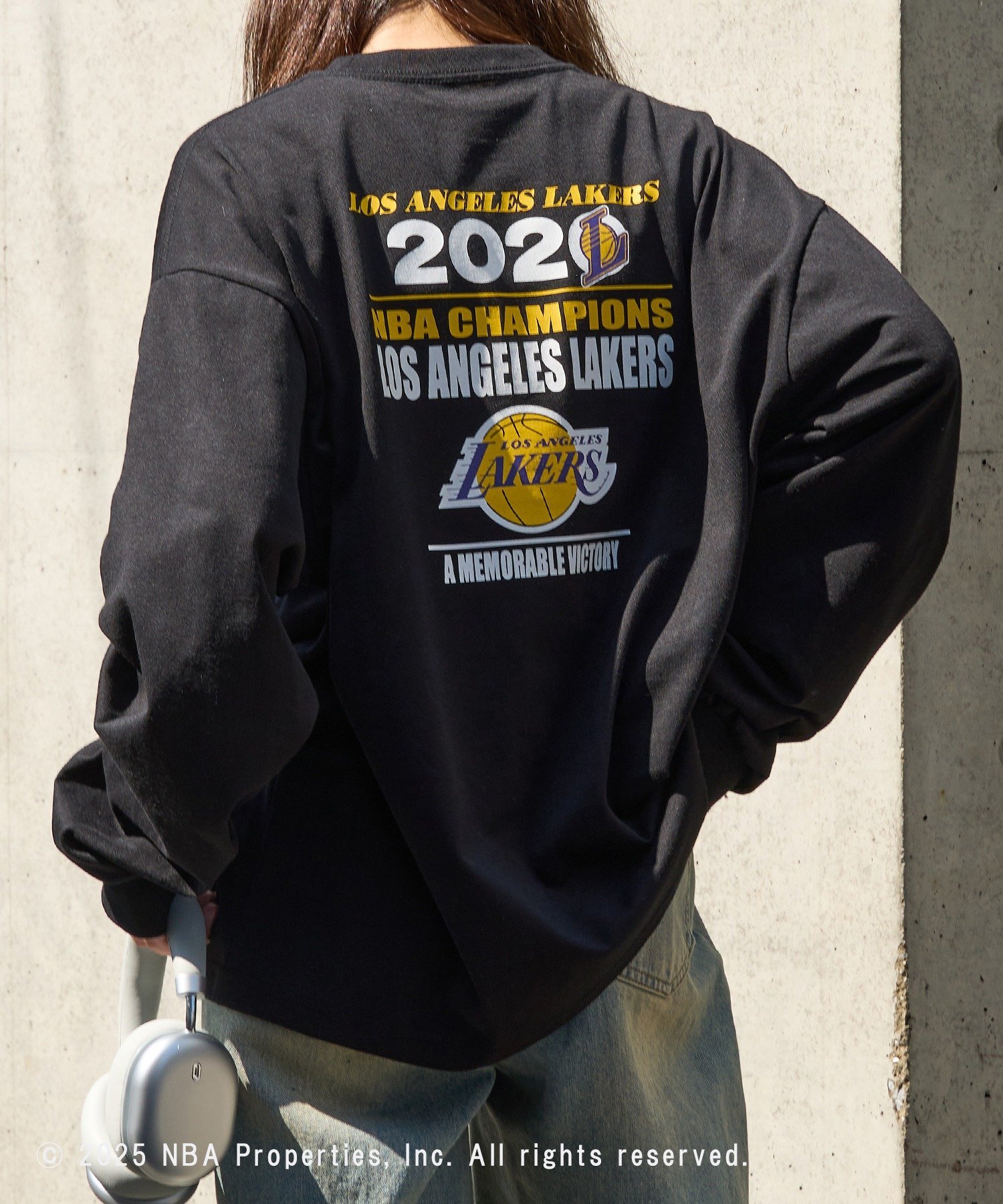 【SALE／20%OFF】SETUP7 NBA/NBA CHAMPIONS TEAM PRINT Long Sleeve Tee セットアップセブン トップス カットソー・Tシャツ ホワイト ブラック【送料無料】