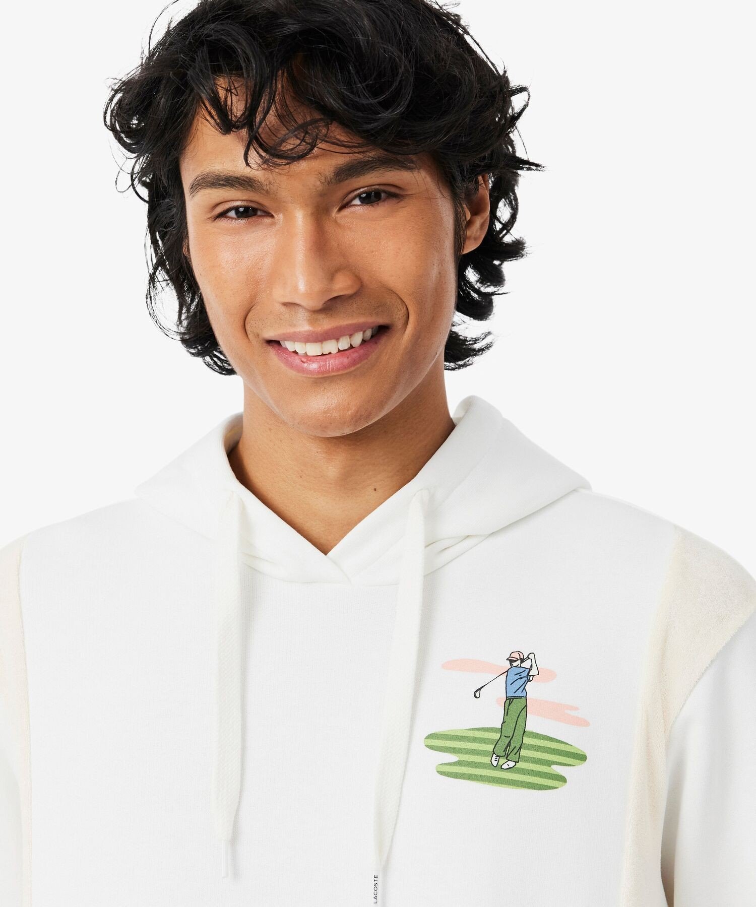 LACOSTE SWEATSHIRTS ラコステ トップス パーカー・フーディー ホワイト【送料無料】