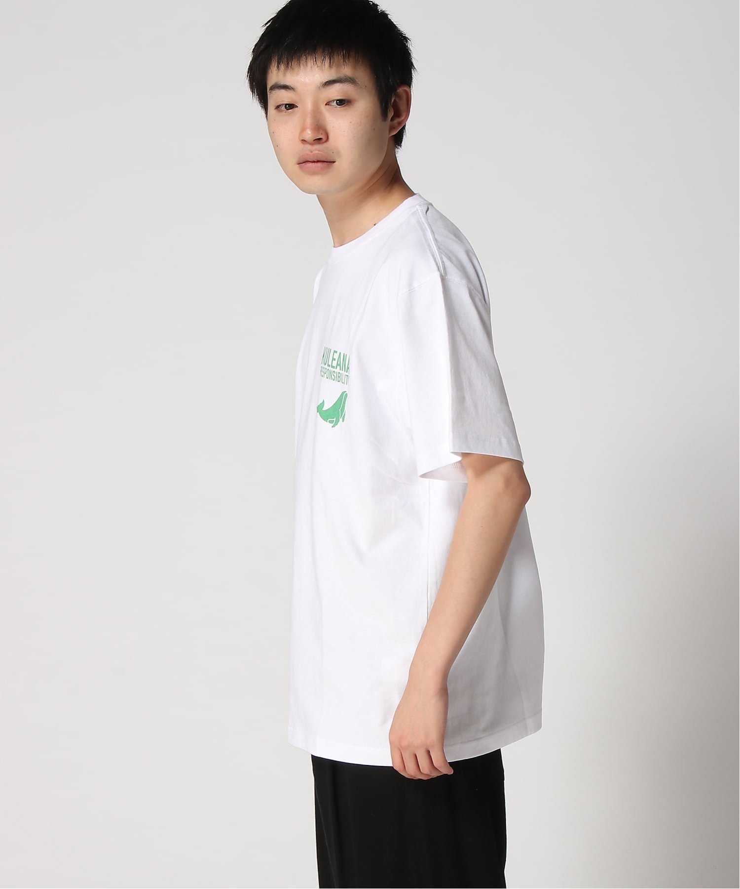 Hula Lani Hawaii Hula Lani Hawaii/(M)プリント S/STEE フララニハワイ トップス カットソー・Tシャツ ブルー ホワイト
