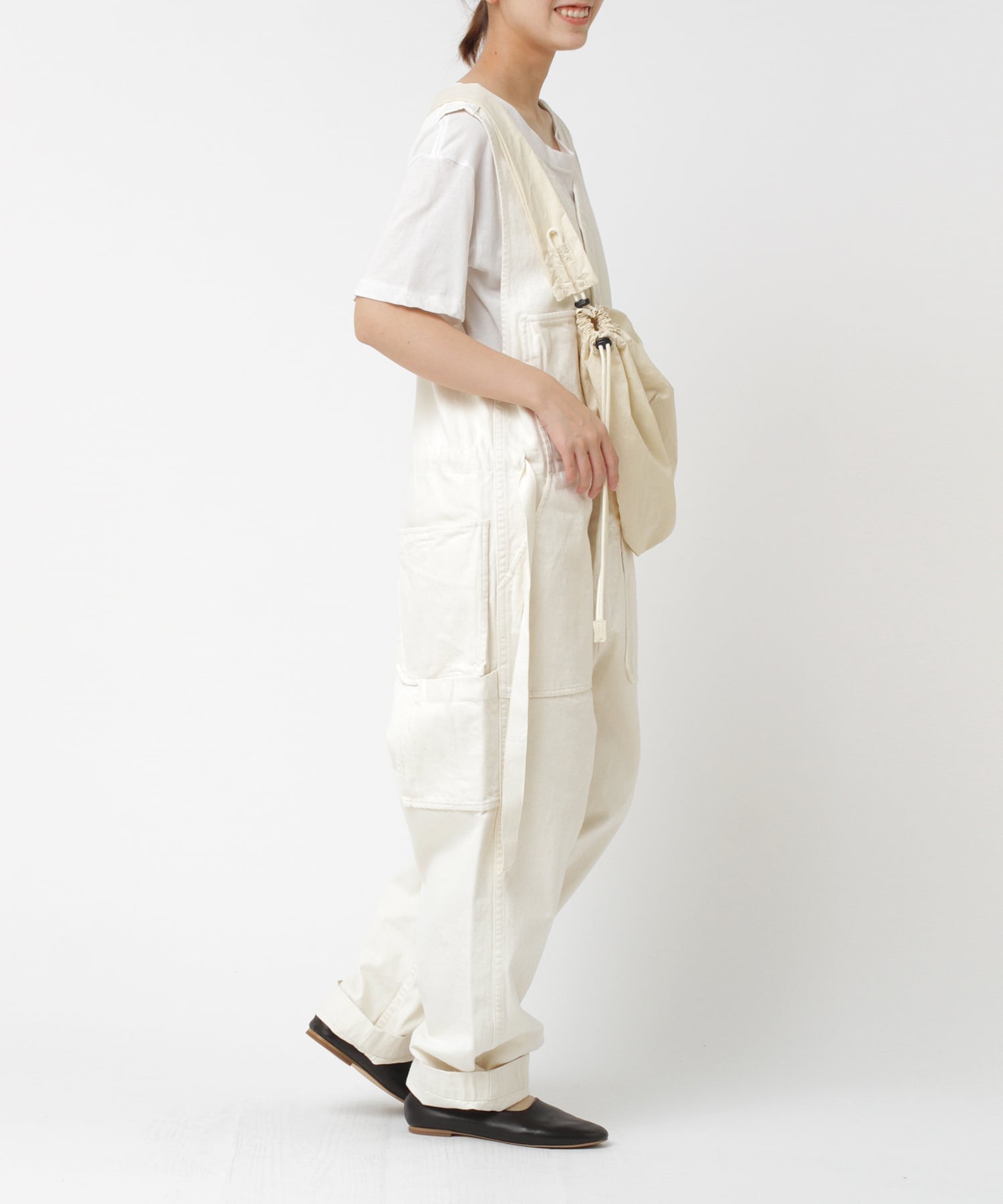 【SALE／60%OFF】RNA-N O0629 スクエアポケットエクリュルーズオール アールエヌエ...