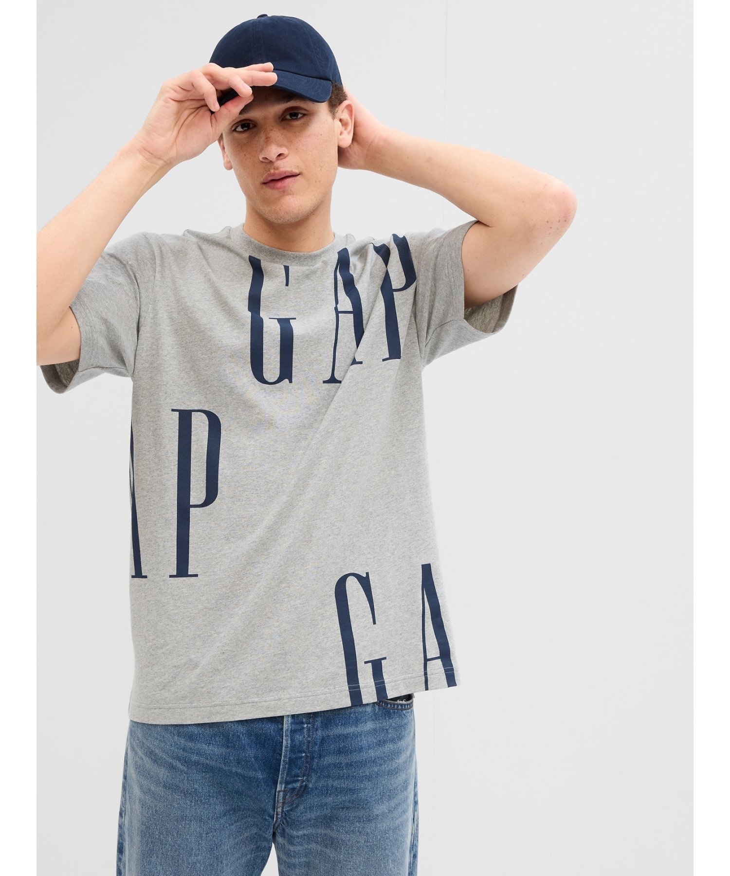 【SALE／49%OFF】GAP (U)GapロゴTシャツ(