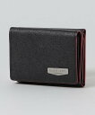 【SALE/20%OFF】BLACK LABEL CRESTBRIDGE エンボスレザークレストブリッジチェック3つ折りウォレット ブルーレーベル / ブラック...