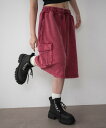 WEGO LADY'S スウェットカーゴハーフパンツ ウィゴー パンツ キュロット レッド ピンク グレー ブラック