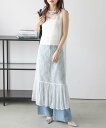La-gemme ティアードヘム レースワンピース ラジュール ワンピース・ドレス ワンピース ブラック ホワイト【送料無料】