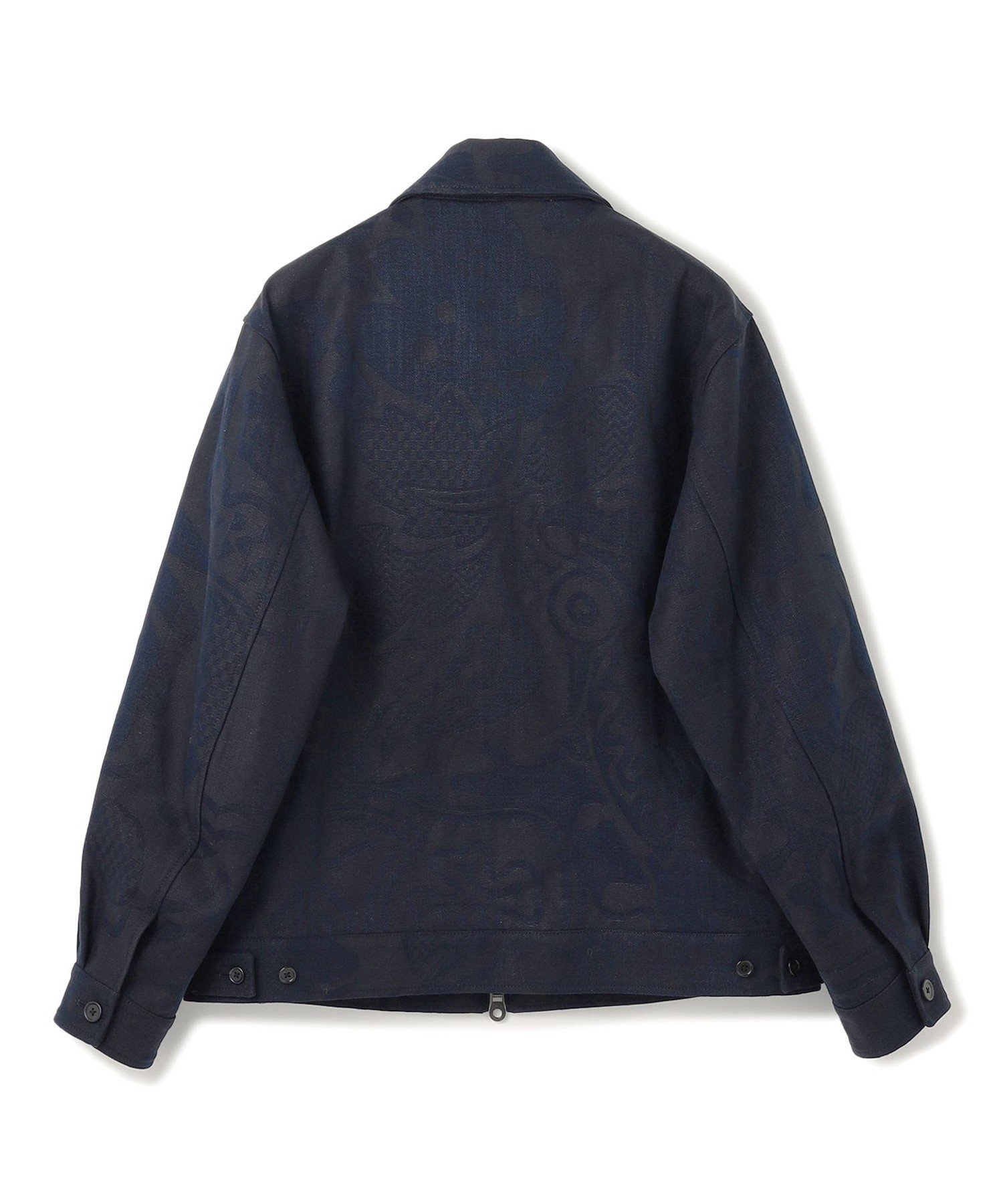 【SALE／30%OFF】JOSEPH HOMME 【HIGH GRADE LINE】フォークアートジャガード ジップアップブルゾン ジョゼフ オム ジャケット・アウター ブルゾン・ジャンパー ブラック【送料無料】
