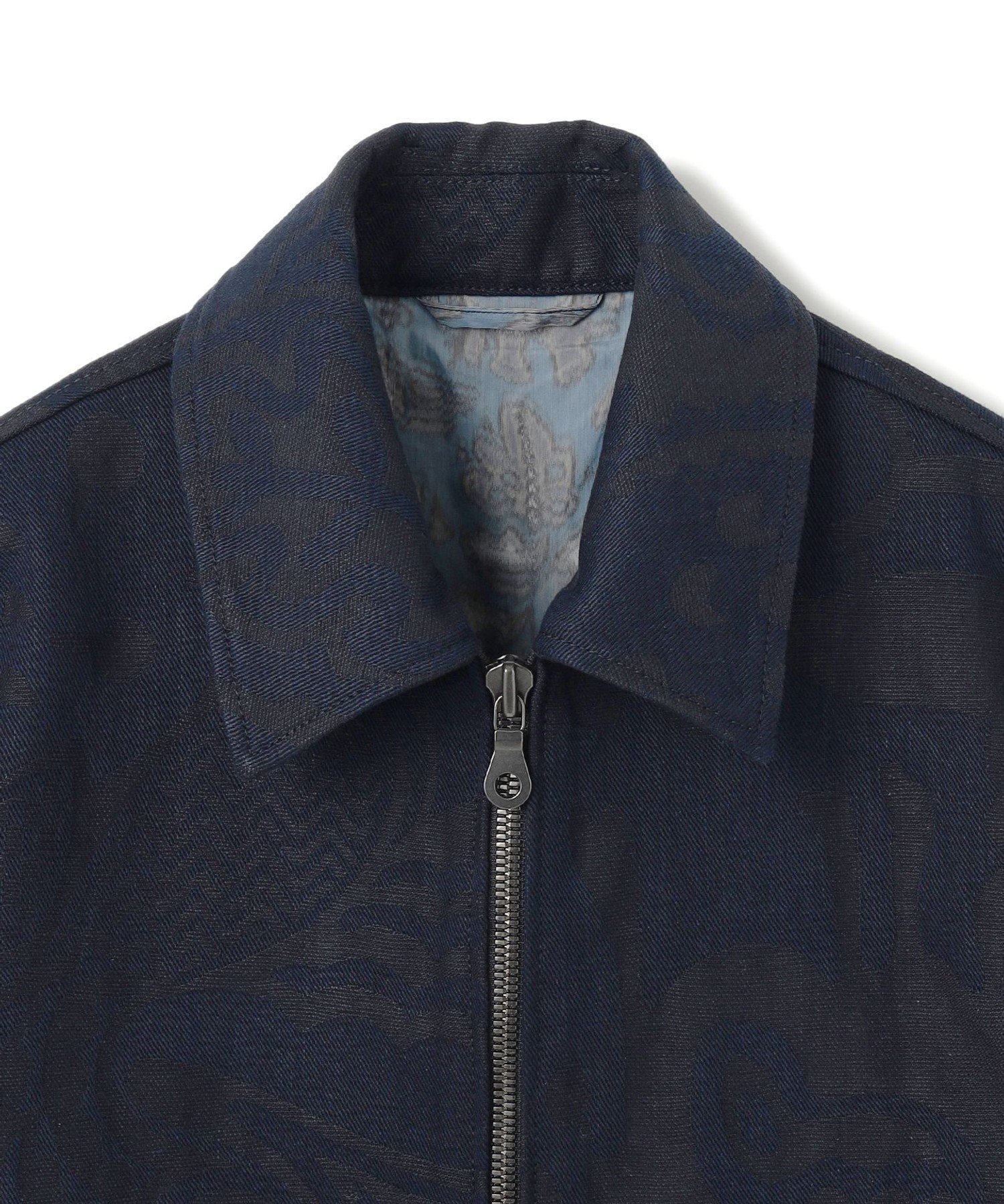【SALE／30%OFF】JOSEPH HOMME 【HIGH GRADE LINE】フォークアートジャガード ジップアップブルゾン ジョゼフ オム ジャケット・アウター ブルゾン・ジャンパー ブラック【送料無料】