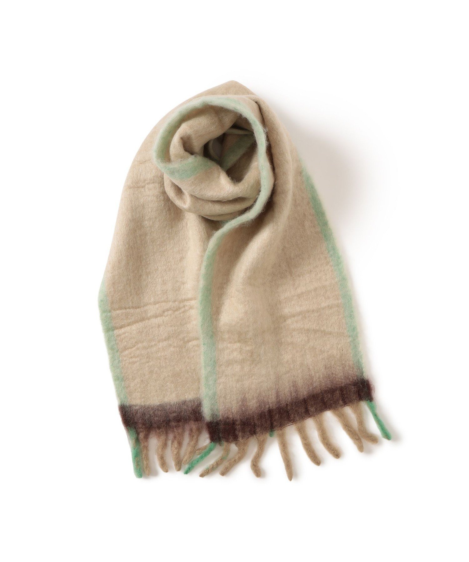 BEAMS HEART MEN サイドライン シャギー マフラー ビームス ハート ファッション雑貨 マフラー・ストー..