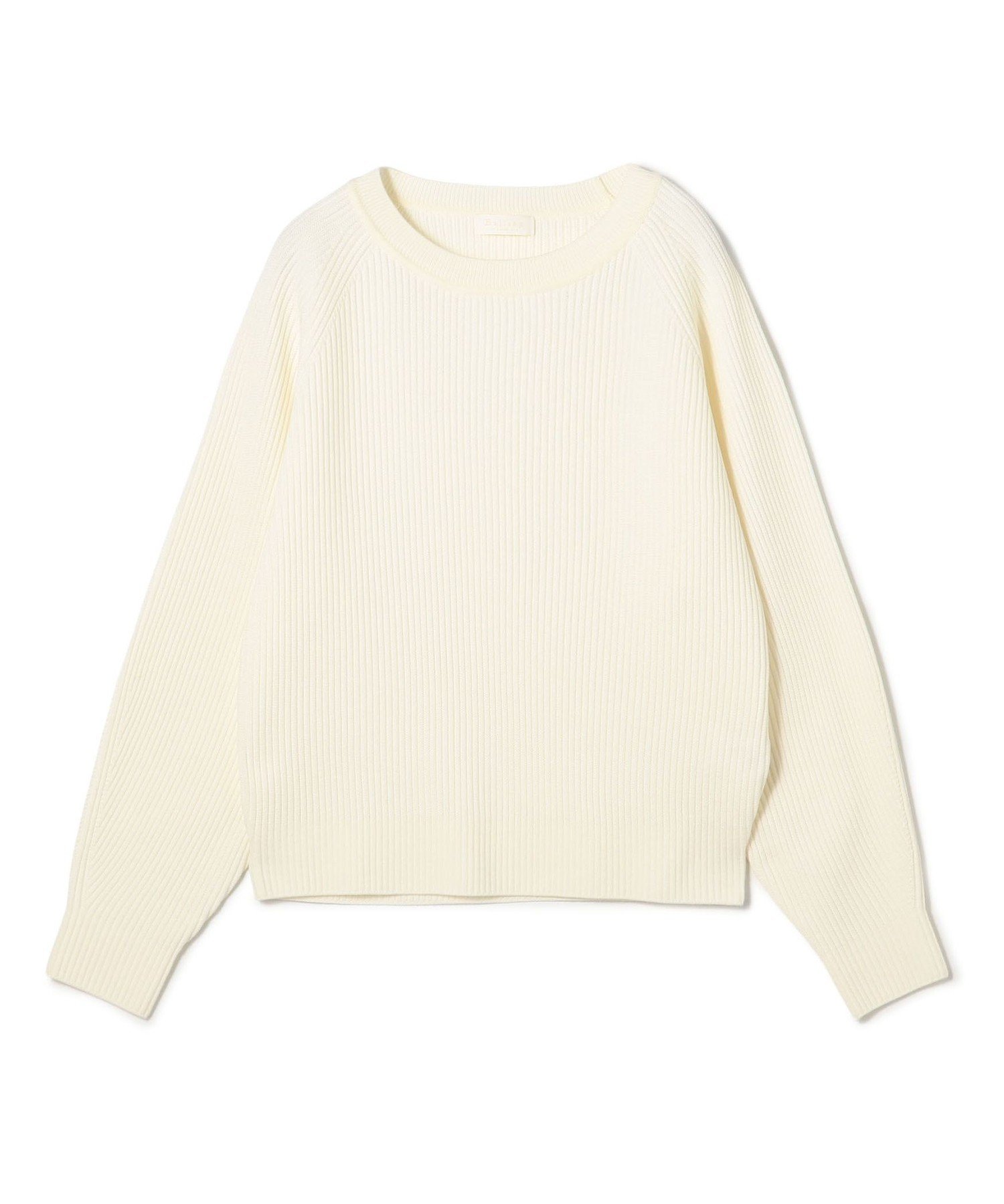 Ballsey リンクスリブ ラウンドネックプルオーバー トゥモローランド トップス ニット ブラック ホワイト【送料無料】のサムネイル