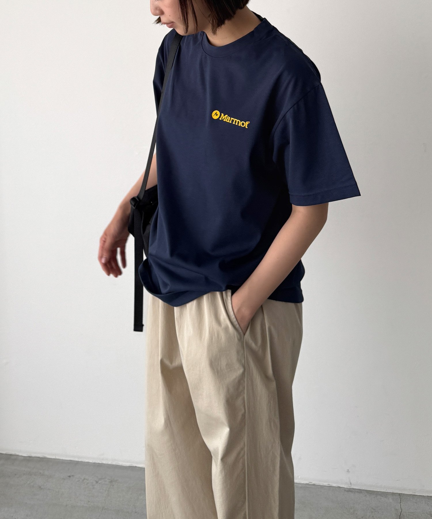 Marmot Marmot Archive paks T-Shirts キャナルジーン トップス カットソー・Tシャツ ホワイト ネイビー