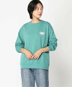 【SALE/40%OFF】ROXY (W)SURF CLUB L/S ロキシー トップス スウェット・トレーナー グリーン ホワイト ピンク