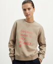 【SALE／34 OFF】ECOALF DUBLIN BECAUSE スウェット / DUBLIN SWEATSHIRT WOMAN エコアルフ トップス カットソー Tシャツ ブラウン ネイビー【送料無料】