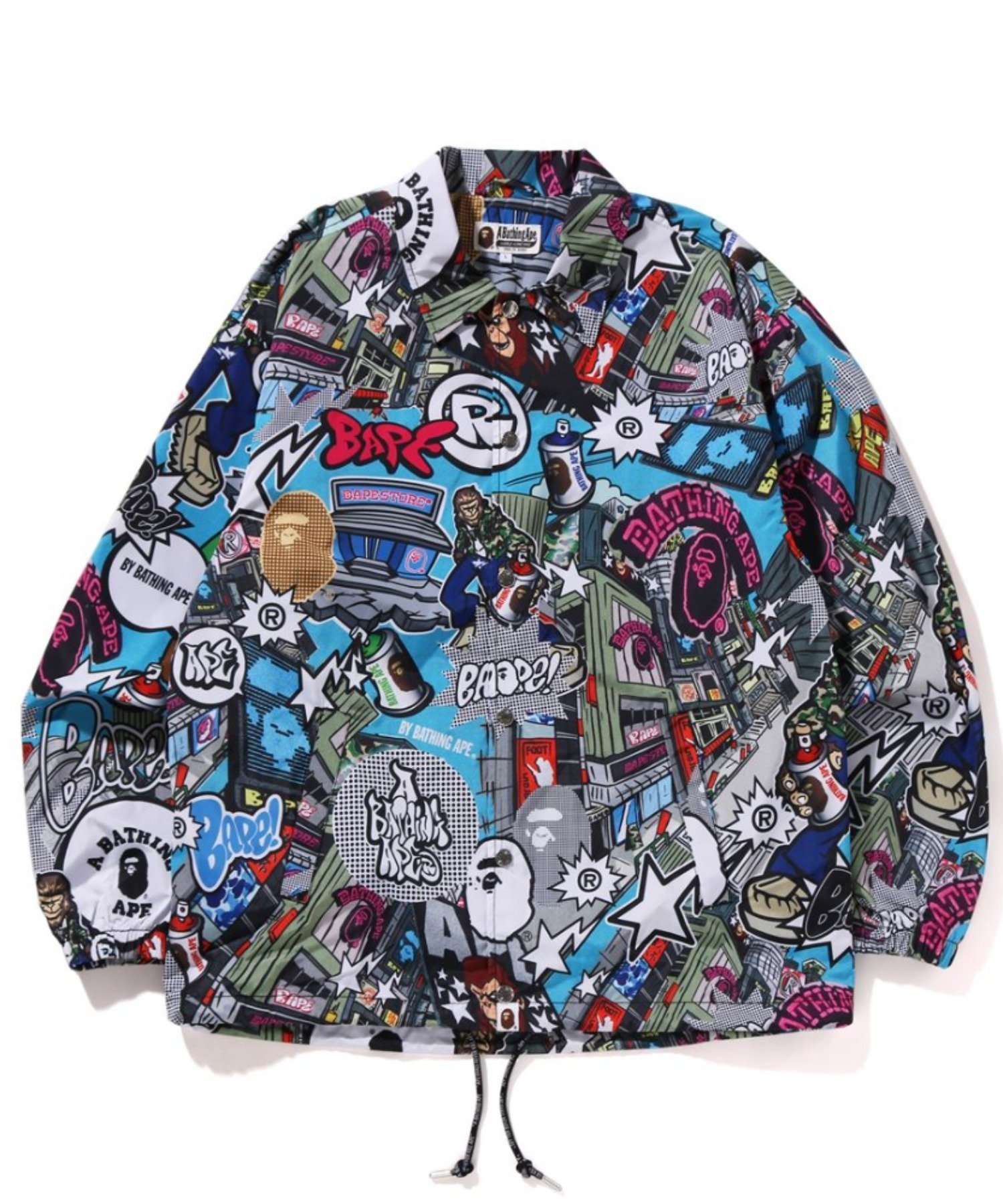 A BATHING APE (M)COMIC ART COACH JACKET ア ベイシング エイプ ジャケット・アウター ブルゾン・ジャンパー【送料無料】