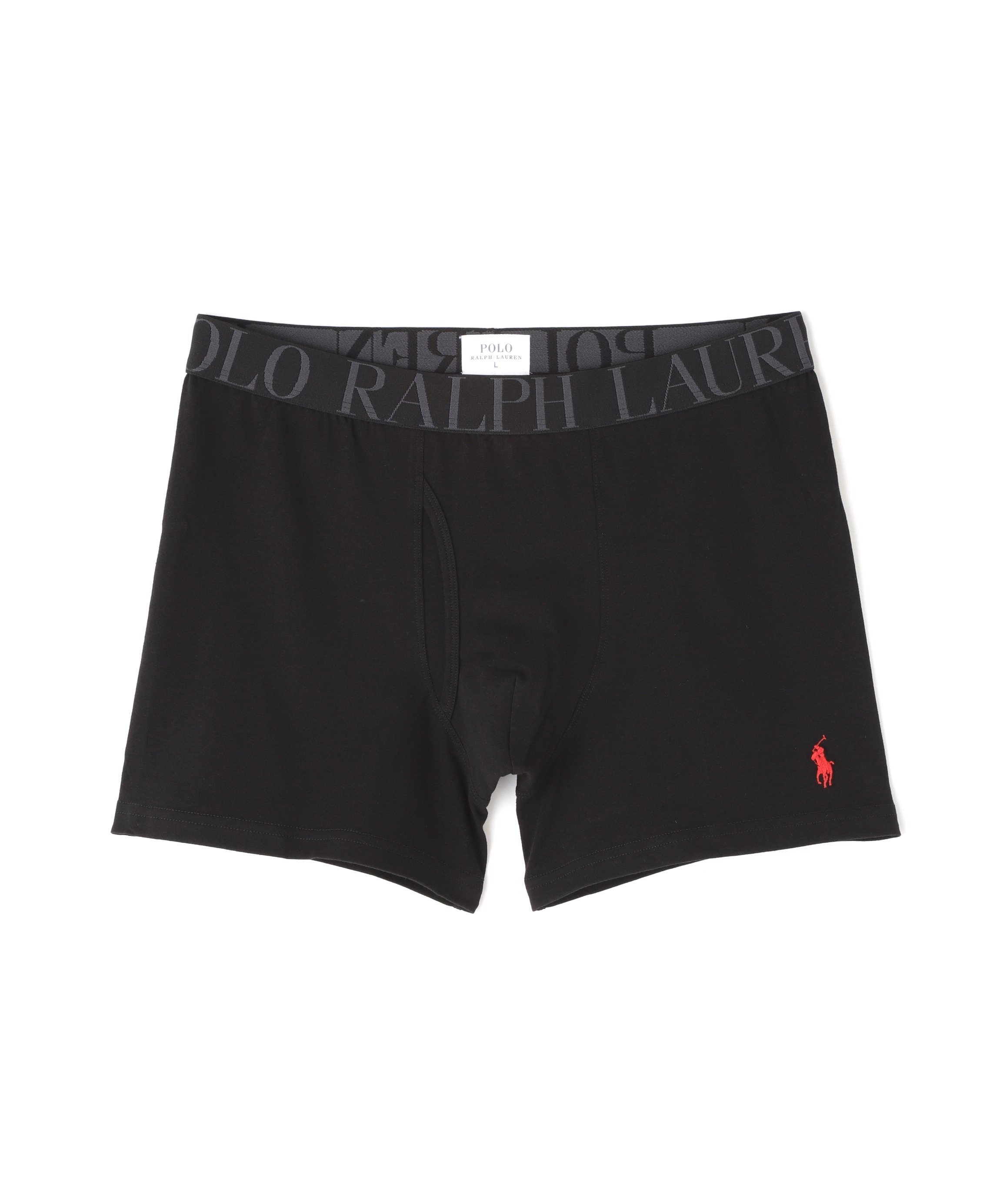 LHP POLO RALPH LAUREN/ポロラルフローレン/Solid Boxer Brief エルエイチピー インナー・ルームウェア その他のインナー・ルームウェア ブラック ネイビー【送料無料】