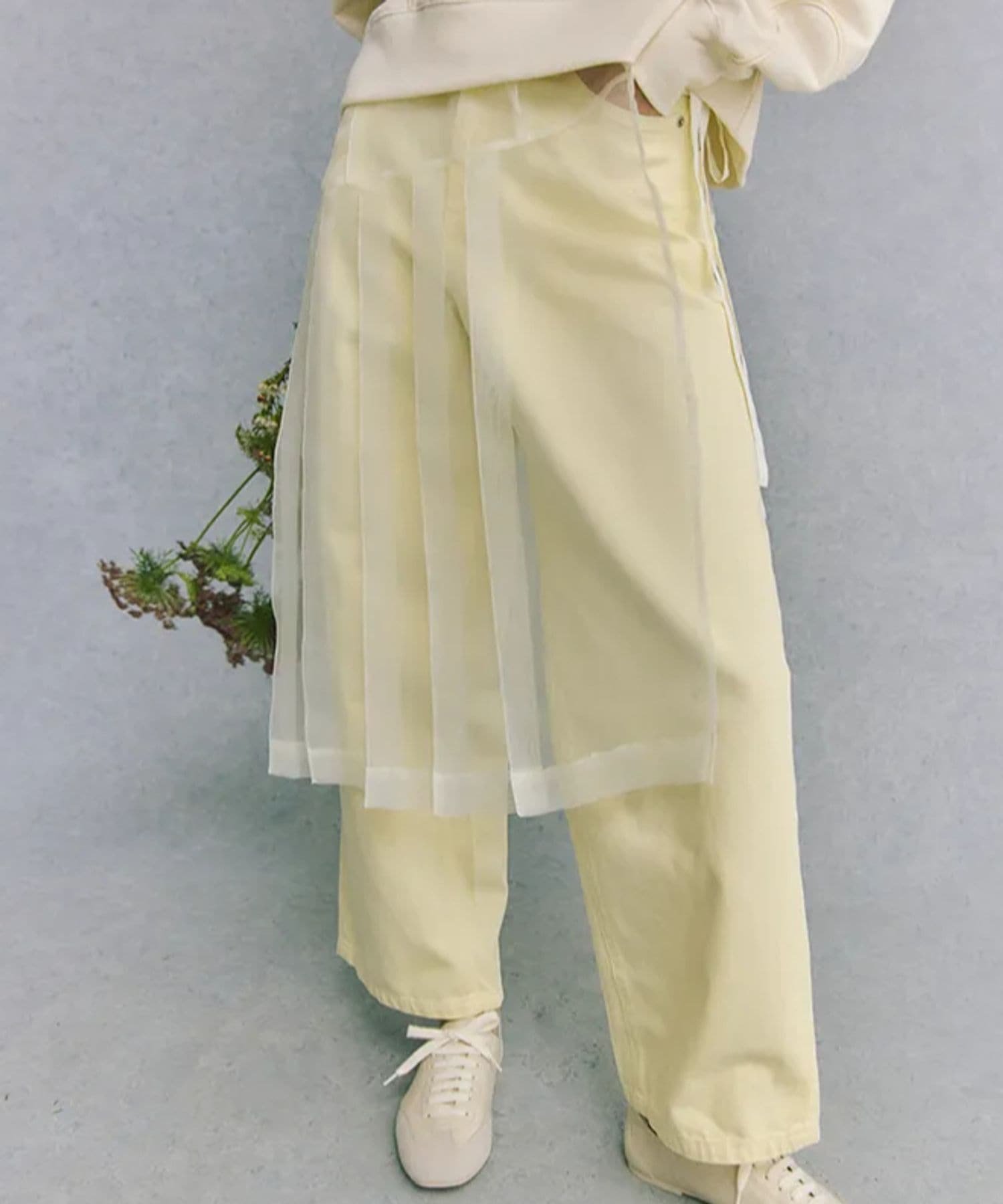 【SALE/30%OFF】LOWRYS FARM オーガンジーラップベルト ローリーズファーム ファッション雑貨 ベルト ホワイト