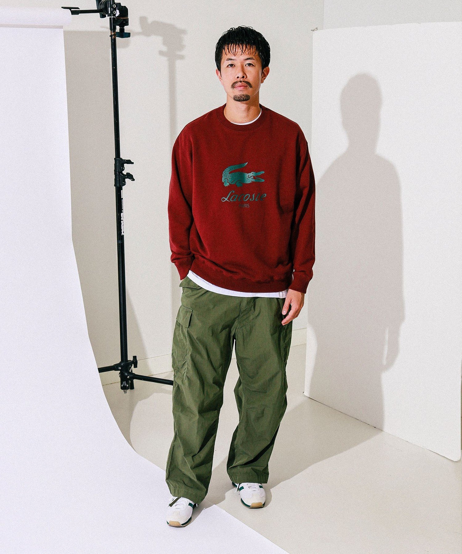 国内配送★LACOSTE★別注 スクリプトロゴ スウェット 3色 楽天市場】ラコステ トレーナー(生産国日本)(トップス