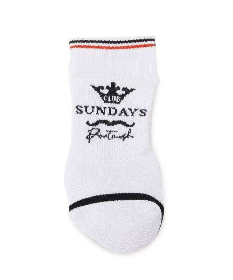 【SALE／46%OFF】adabat 【ADABAT NAVY】CLUB SUNDAYSベリーショート3Dソックス アダバット 靴下・レッグウェア 靴下 ネイビー ブルー ホワイト