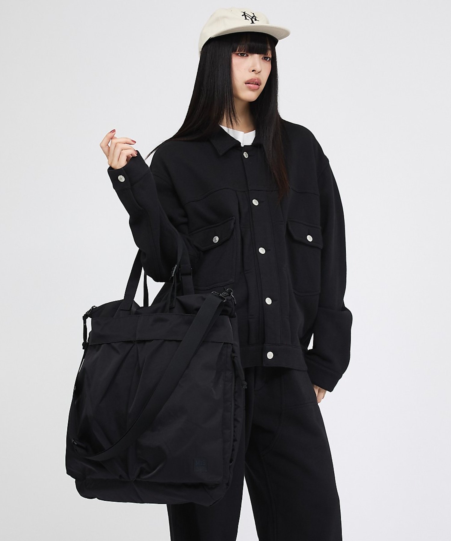 【MIS / エムアイエス】ヘルメットバッグ / トートバッグ / ユニセックス アバハウス バッグ トートバッグ ブラック カーキグリーン