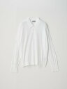 JOHN SMEDLEY 長袖コットンニットクラシックポロシャツ | FINCHLEY | 30G EASY FIT ジョンスメドレー トップス ニット ホワイ...