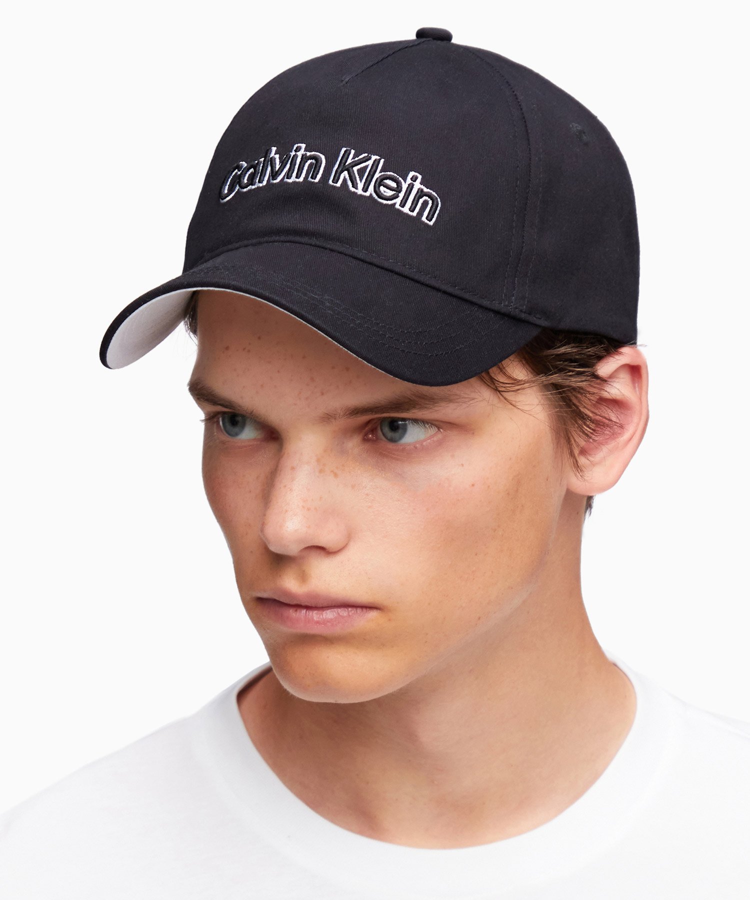 【SALE／50%OFF】Calvin Klein カルバン クライン 【カルバン クライン】 エンブロイダリー ベースボール キャップ K510656 カルバン・クライン 帽子 キャップ ブラック【送料無料】