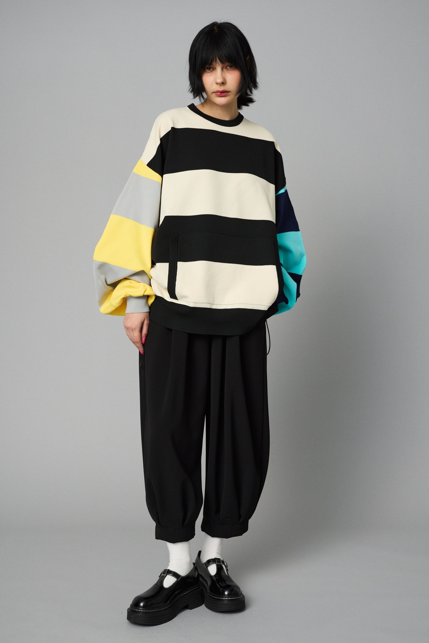 HeRIN.CYE Aladdin pants ヘリンドットサイ パンツ その他のパンツ ブラウン ホワイト ブラック