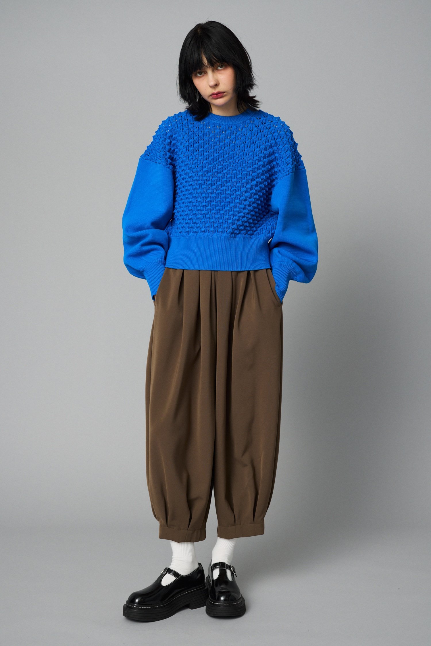 HeRIN.CYE Aladdin pants ヘリンドットサイ パンツ その他のパンツ ブラウン ホワイト ブラック