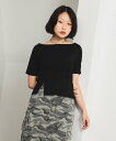 Ray BEAMS ボートネック スリット フィット Tシャツ ビームス ウイメン トップス カットソー・Tシャツ レッド ブラック【送料無料】