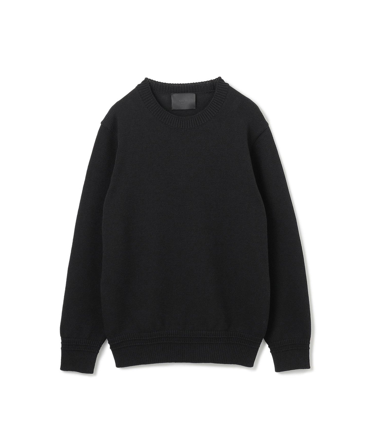 【SALE／30%OFF】JOSEPH HOMME 【HIGH GRADE LINE】コットンコードブレート クルーネックニット ジョゼフ オム トップス ニット ブラック ベージュ【送料無料】