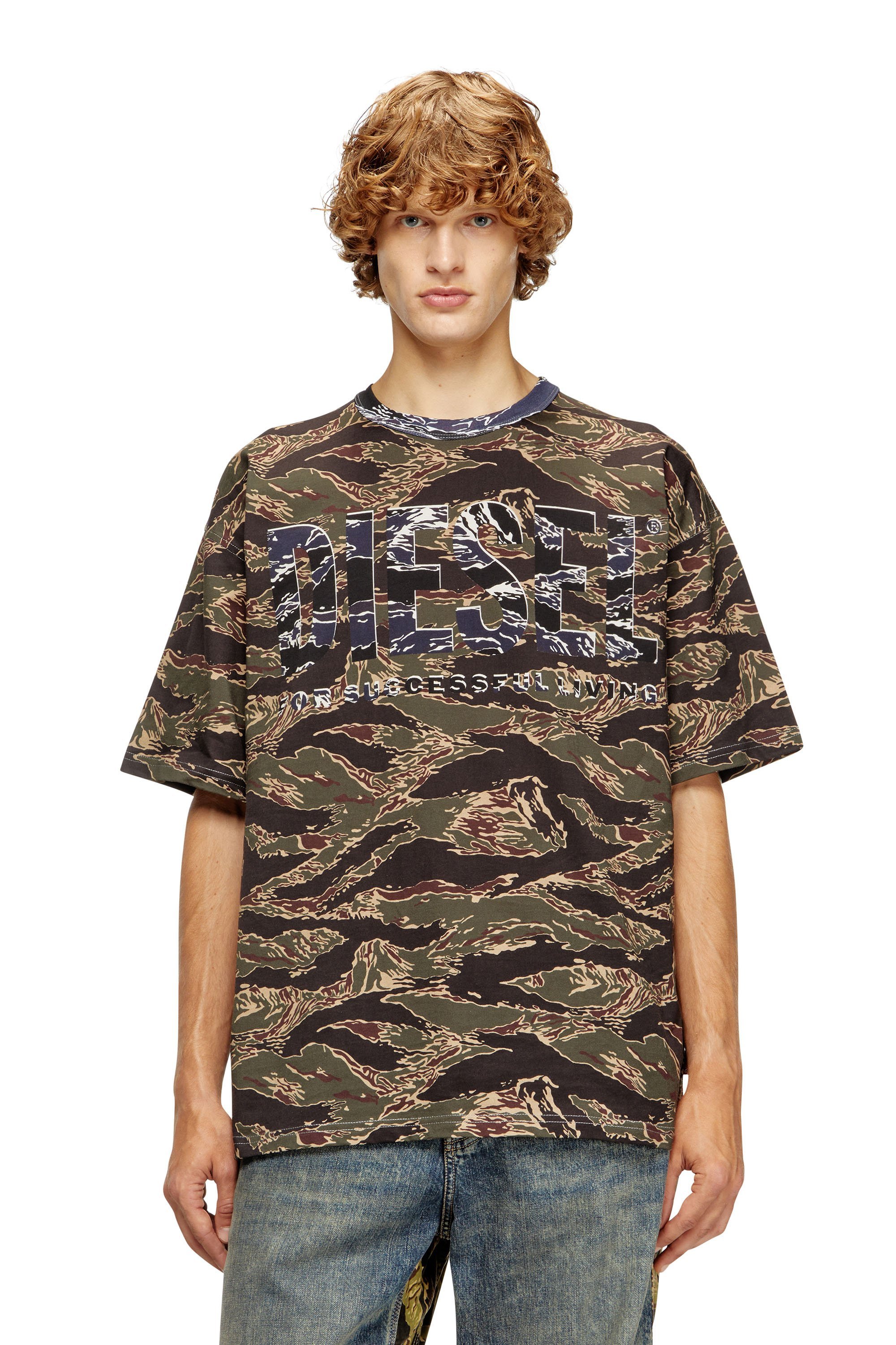 DIESEL t-besh-camou レイヤード T シャツ カモフラージュ ロゴ 楽天市場】diesel tシャツ(柄カモフラージュ・迷彩)(トップス