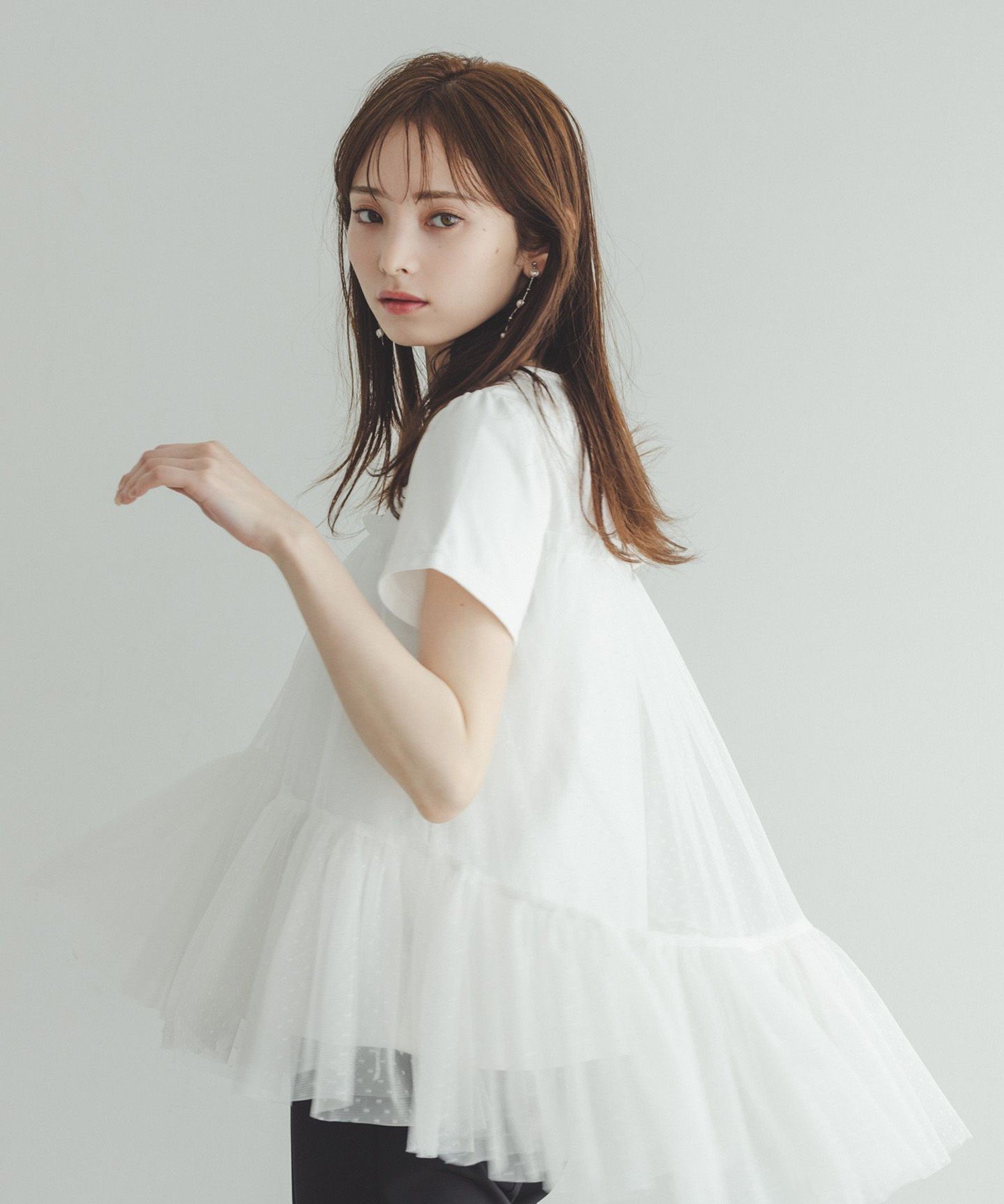 TOCCA 【美人百花掲載】【消臭】PLAY PARACHUTE Tシャツ トッカ トップス カットソー・Tシャツ ブラック ホワイト