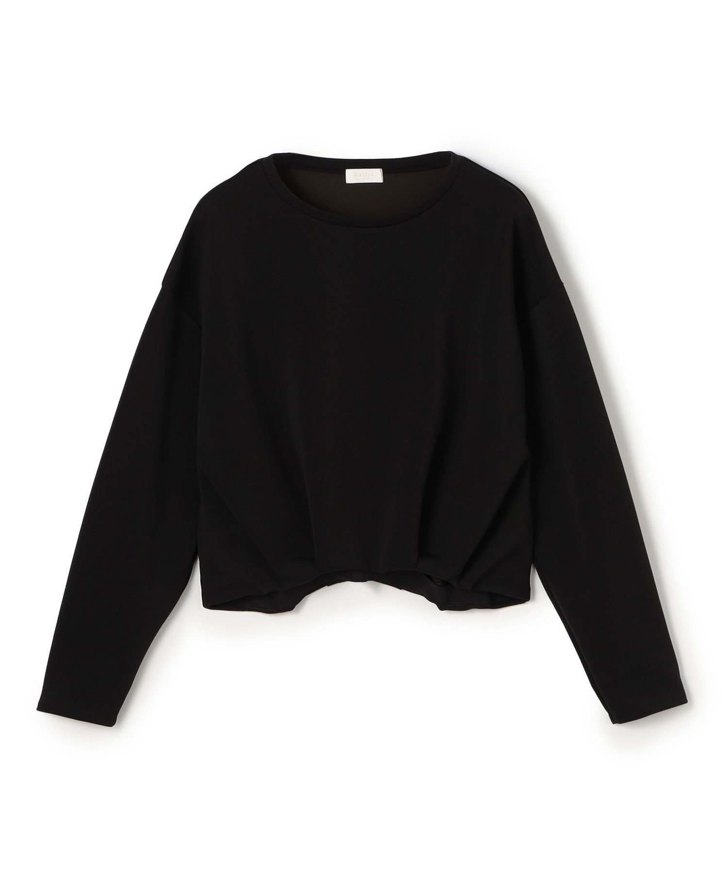 エラスティックジャージー タックショートプルオーバー トゥモローランド トップス カットソー・Tシャツ カーキグリーン