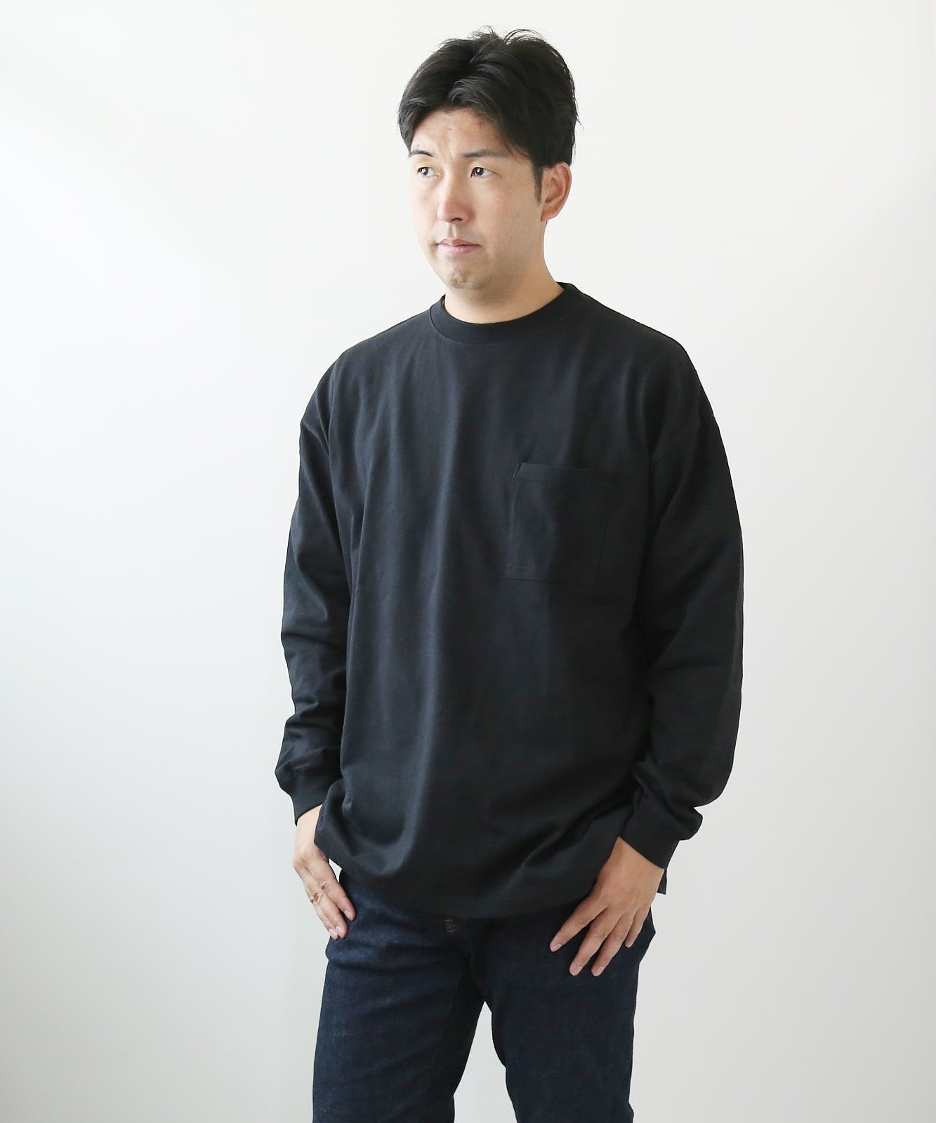 Goodwear Goodwear USAコットン袖リブSUPER BIGポケットロンT ローラ トップス カットソー・Tシャツ ホワイト【送料無料】