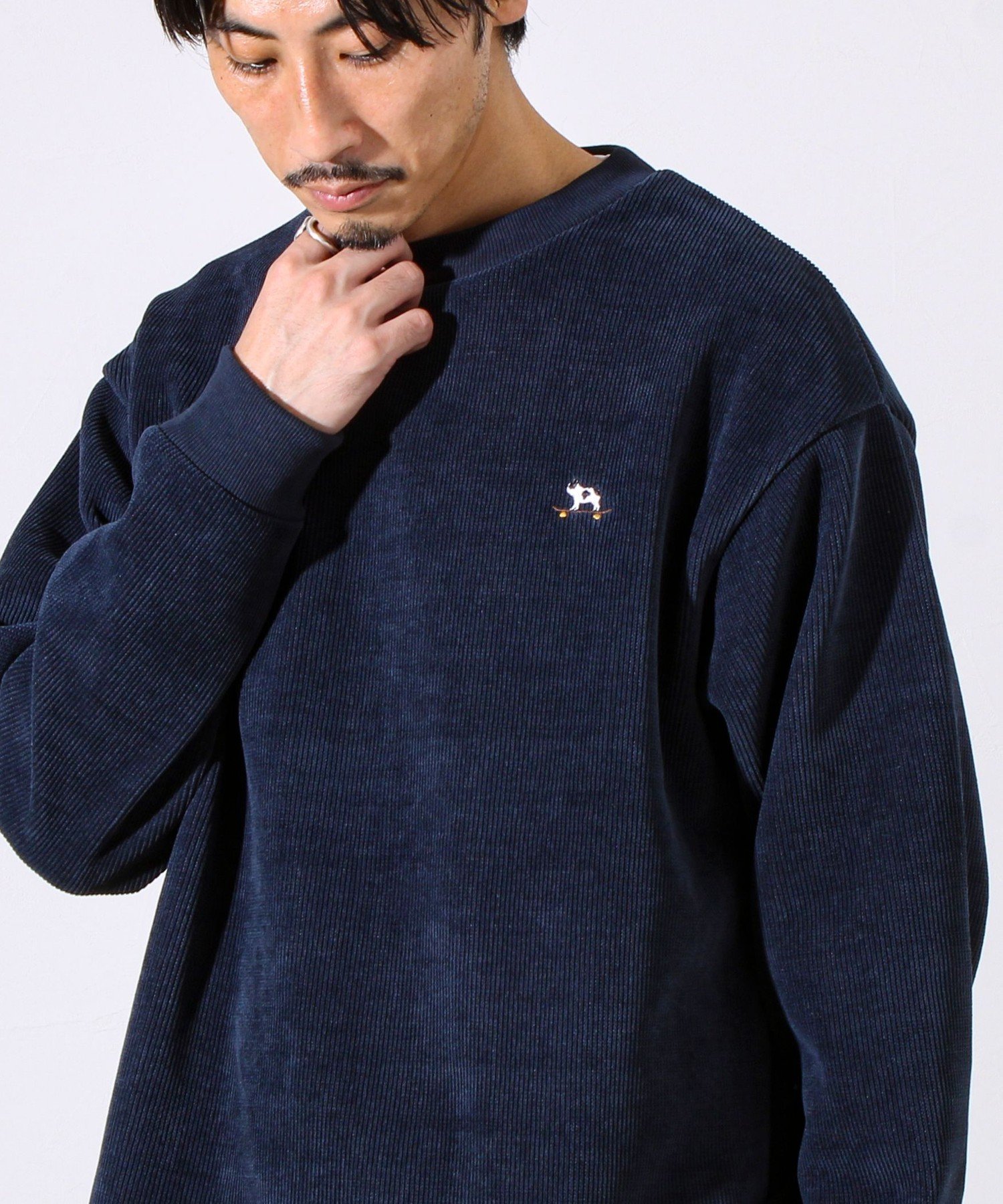 GLOSTER 【定番フレブルシリーズ】コールボンディングプルオーバー フレディ アンド グロスター トップス スウェット・トレーナー ネイビー グリーン ブラ...