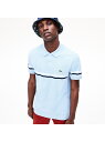 【SALE/46%OFF】LACOSTE 『MADE IN FRANCE』トリプルカラーライン切り替えスリムポロ ラコステ カットソー ポロシャツ【送料無料】