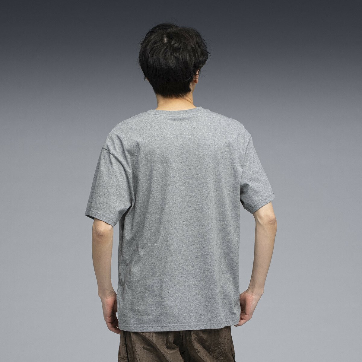 メンズ ESS MX 半袖 Tシャツ ESS MX SS CAT TEE プーマ トップス カットソー・Tシャツ グレー